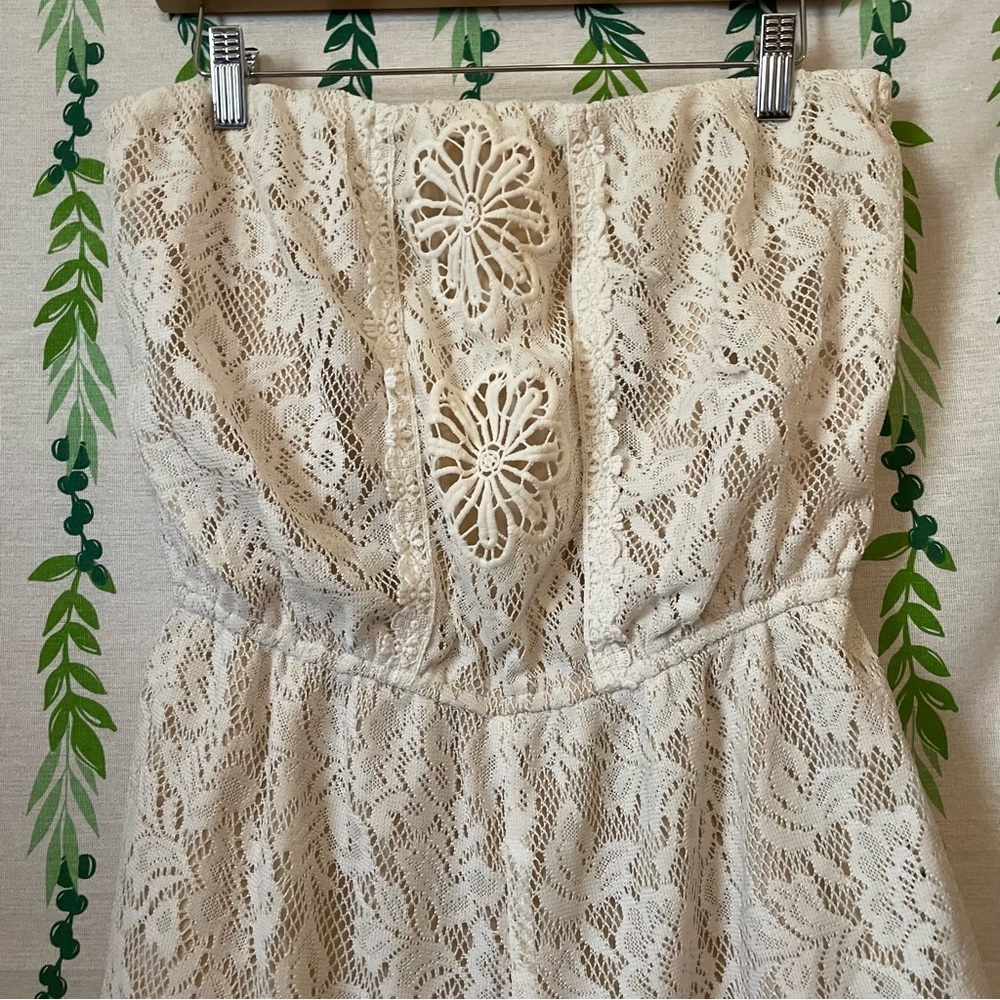 Size L Off White Romper A2 - Picture 2 of 5